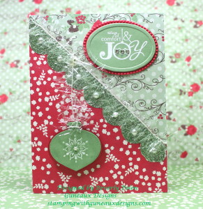 Stampin Up Holly Berry Bouquet Designer Series Paper