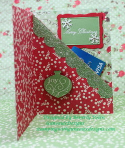 Stampin Up Holly Berry Bouquet Designer Series Paper
