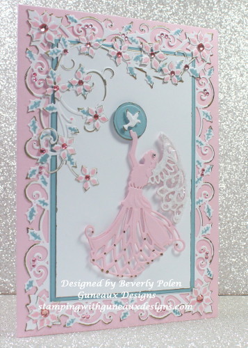 Spellbinders Holiday Angel of Peace Christmas Card