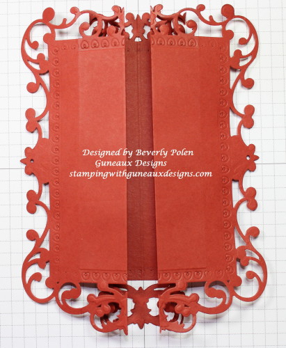Gate Fold Card Using An Intricate Die Tutorial