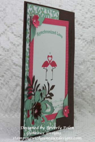 Splitcoastampers Color Challenge Non-traditional Valentine Card