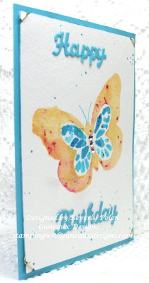 Water Coloring Technique - SU Bold Butterfly Framelits