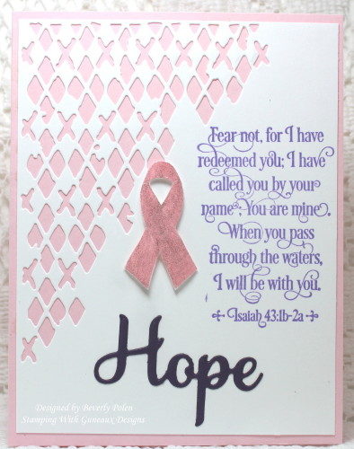 SU Ribbon of Hope Card