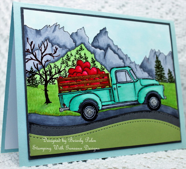 Honey Bee Little Truck Stamp Set