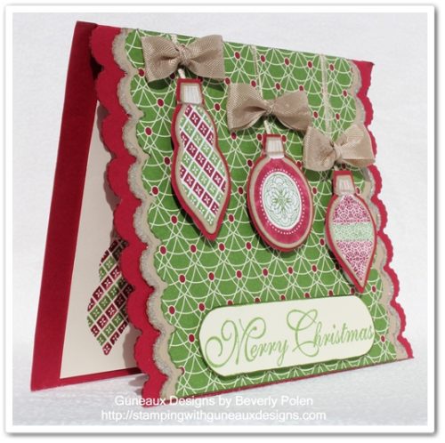 Stampin' Up! Be Of Good Cheer DSP | Stamping With Guneaux Designs