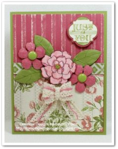 Stampin Up Tea for Two DSP and Secret Garden Stamp Set | Stamping With ...