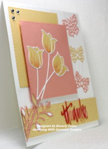 Memory Box Tulip Bouquet | Stamping With Guneaux Designs