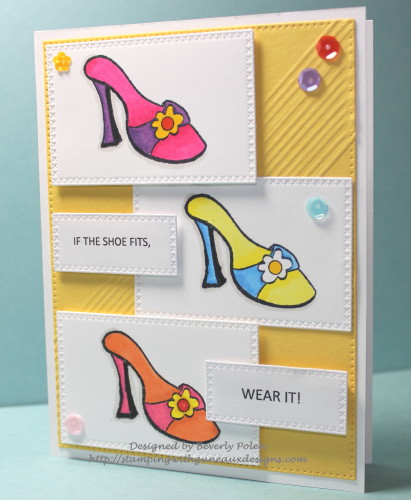 If The Shoe Fits, Wear It | Stamping With Guneaux Designs